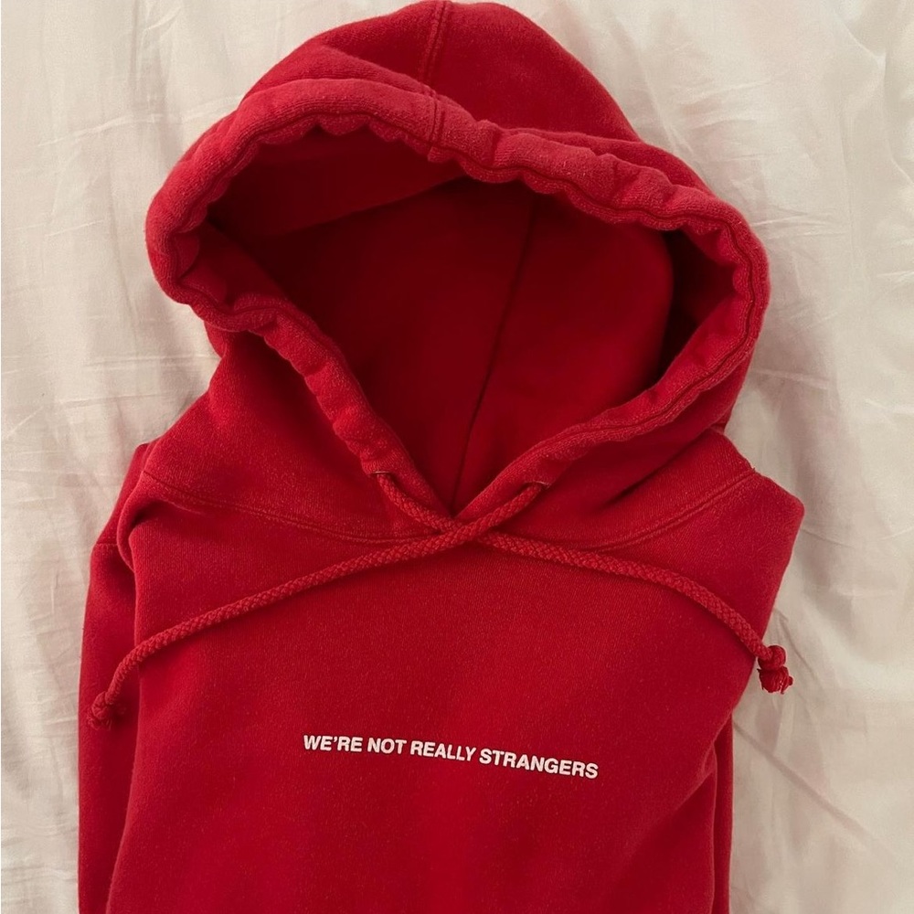 we’re not really strangers hoodie